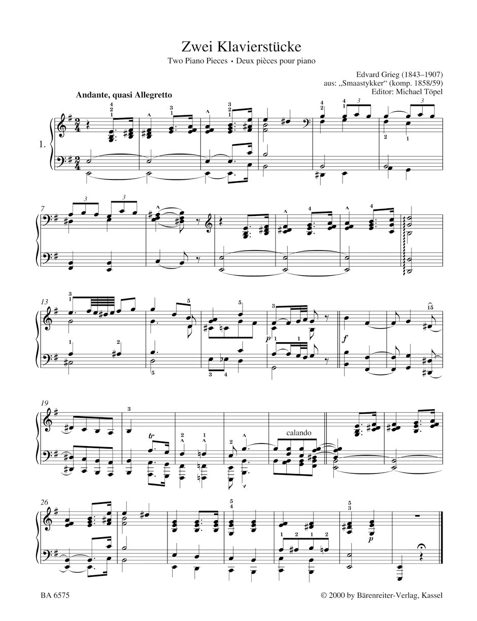Easy Piano Pieces and Dances