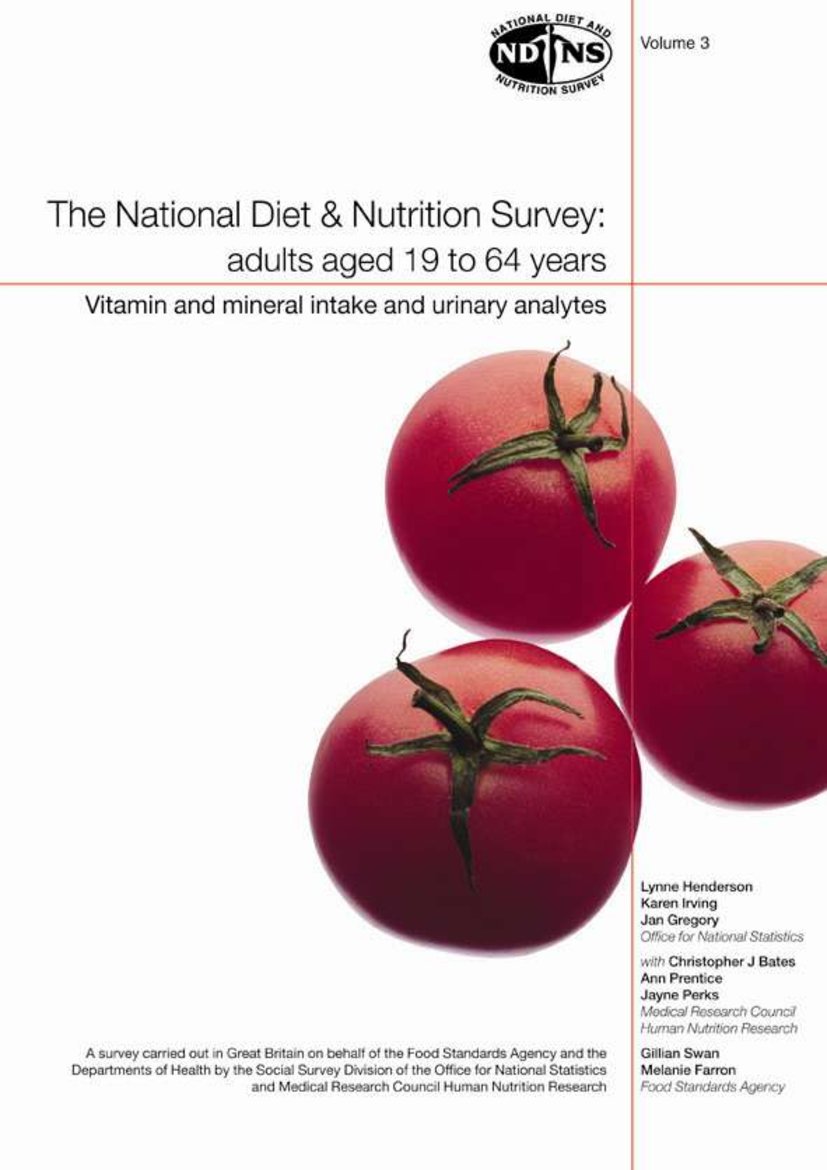 National Diet and Nutrition Survey: Vol. 3