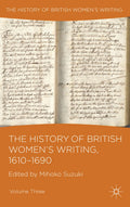 History of British Women's Writing