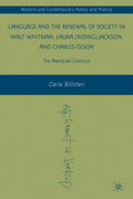 Modern and Contemporary Poetry and Poetics