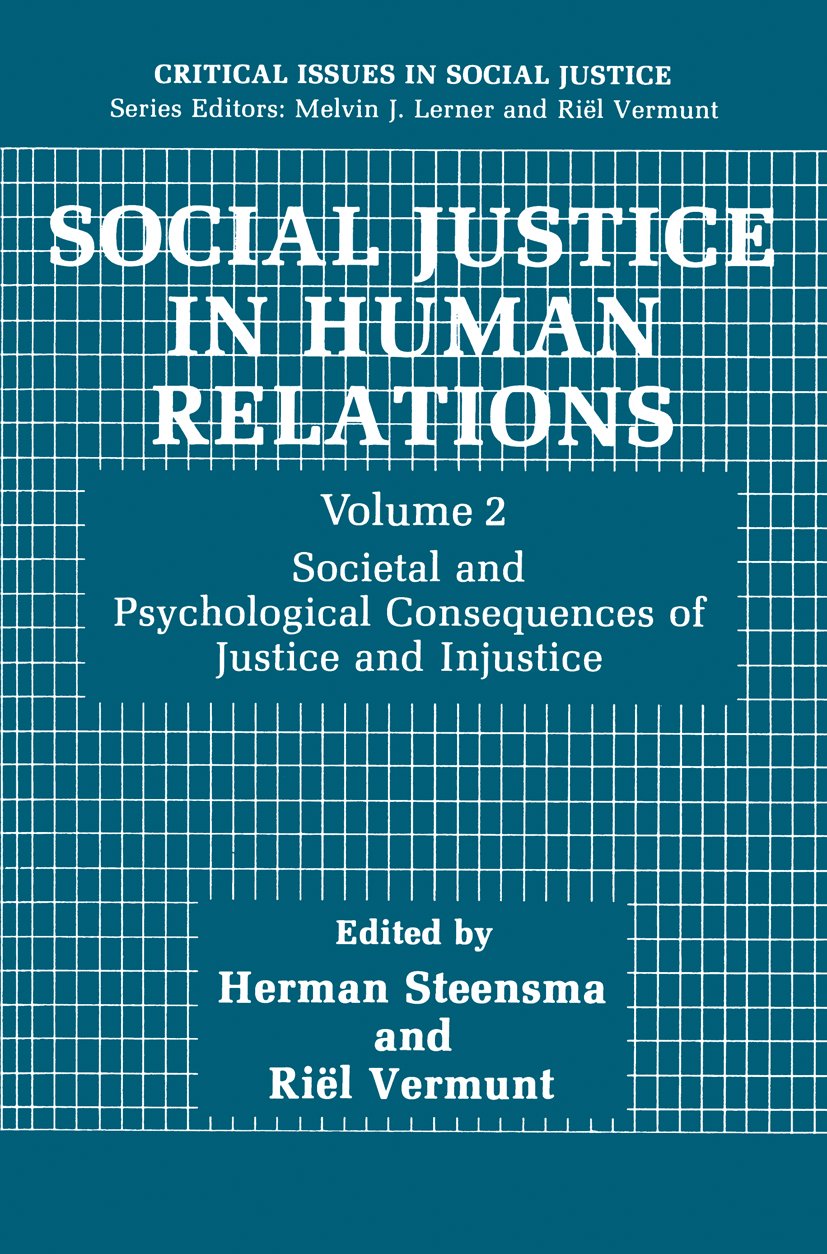 Social Justice in Human Relations Volume 2