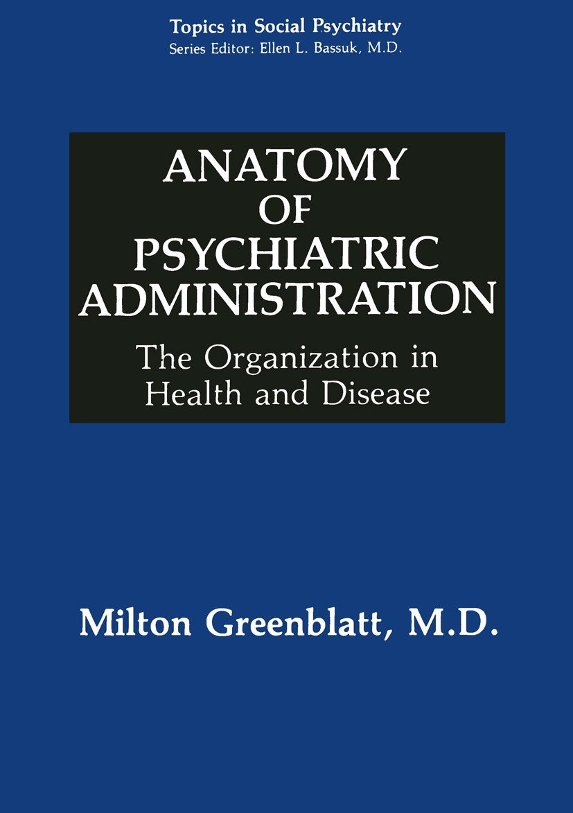 Topics in Social Psychiatry