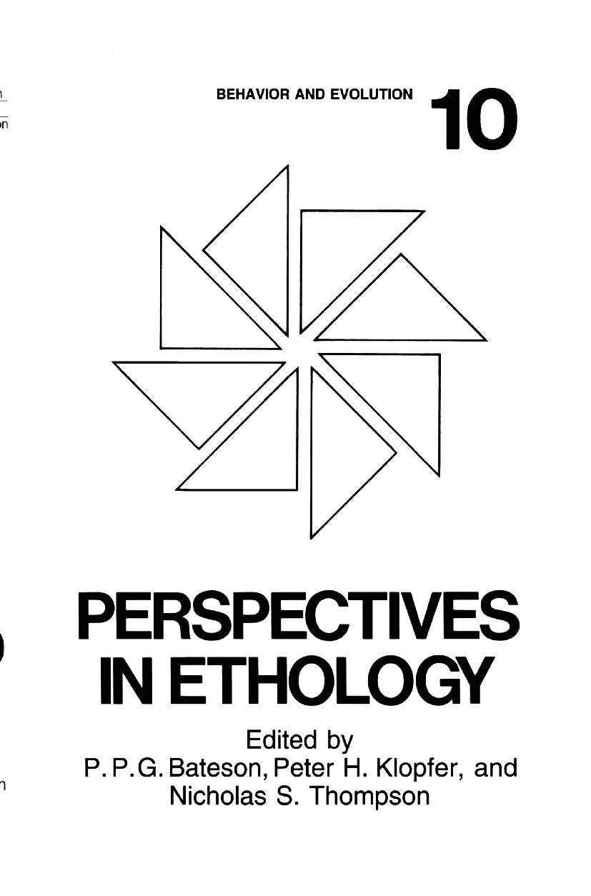 Perspectives in Ethology