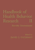 Handbook of Health Behavior Research II