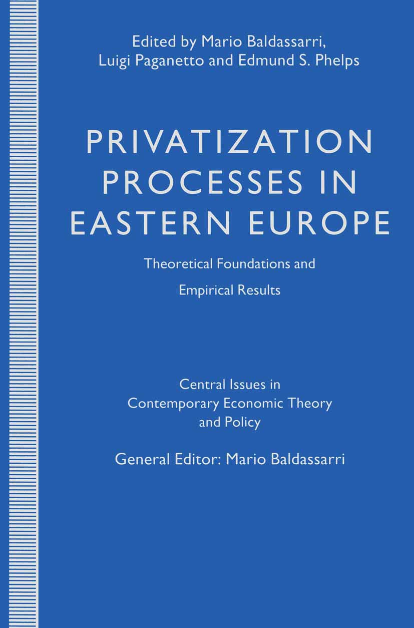 Central Issues in Contemporary Economic Theory and Policy