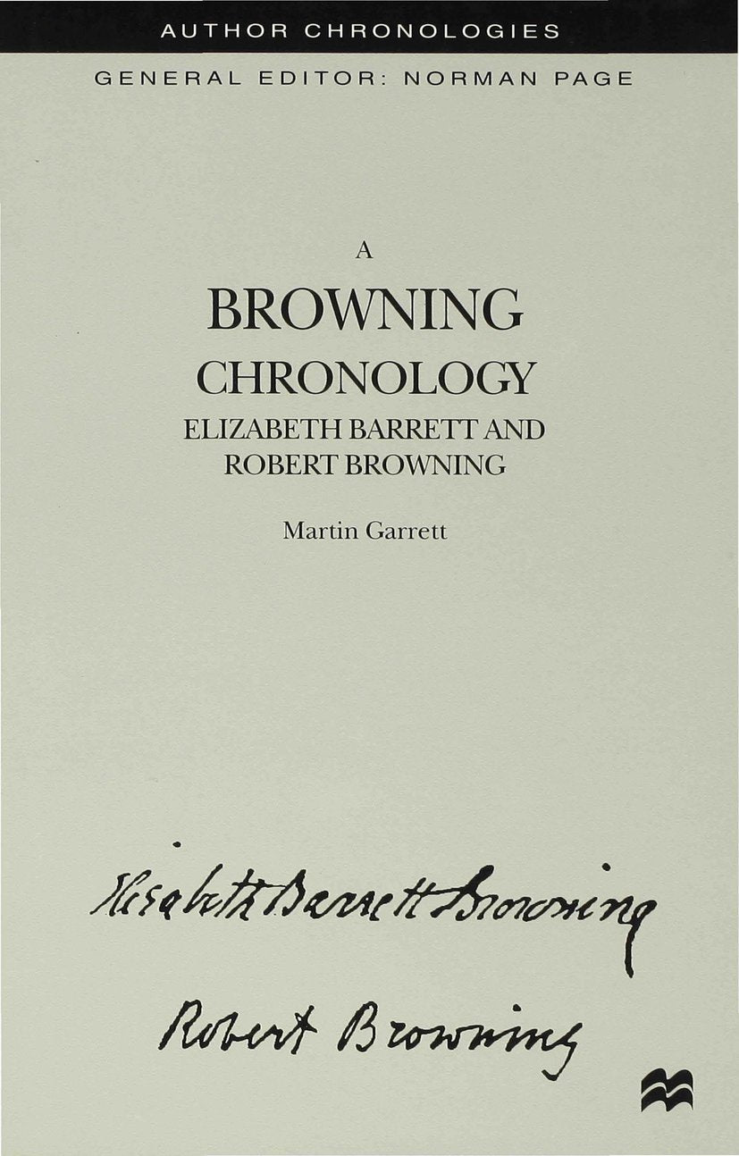 Author Chronologies Series