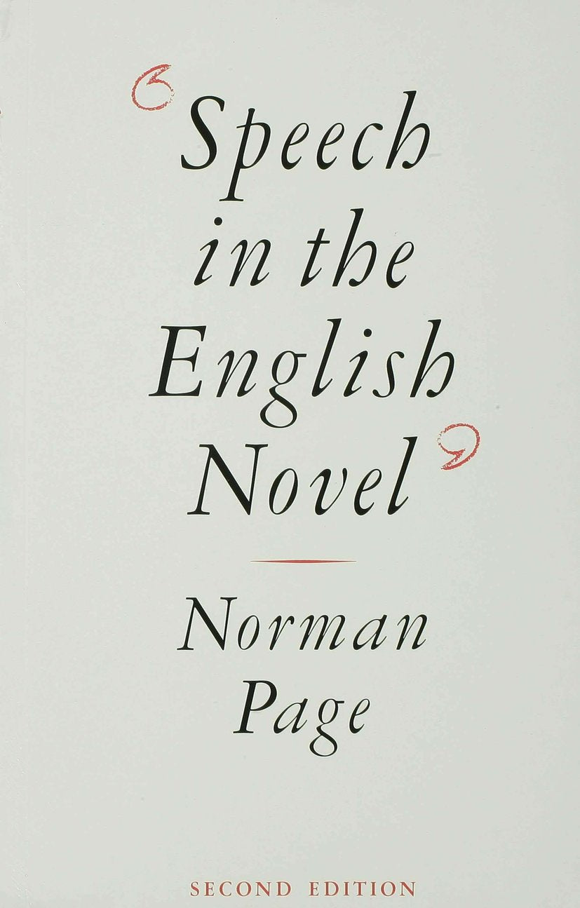 Speech in the English Novel