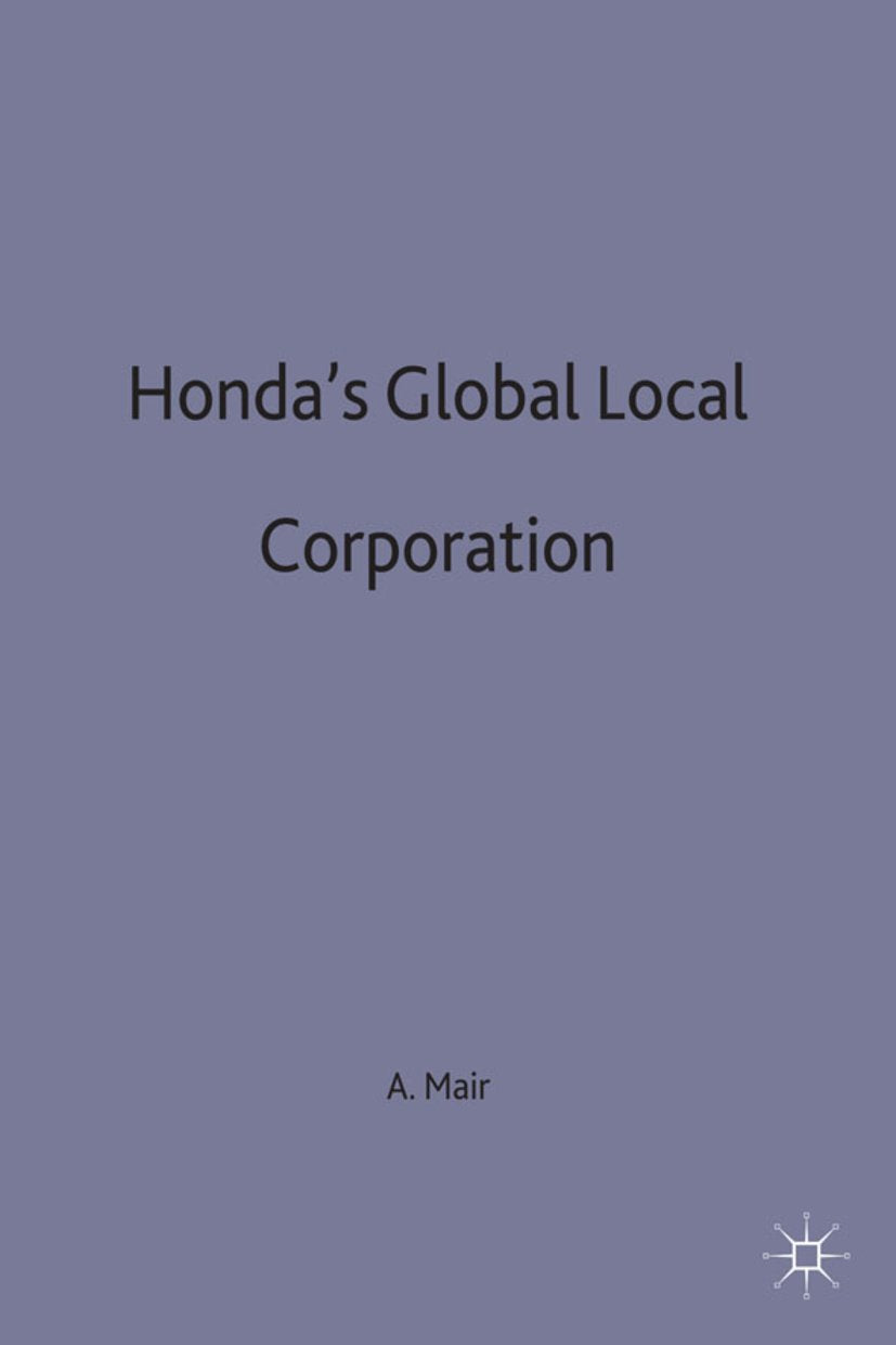 Honda's Global Local Corporation