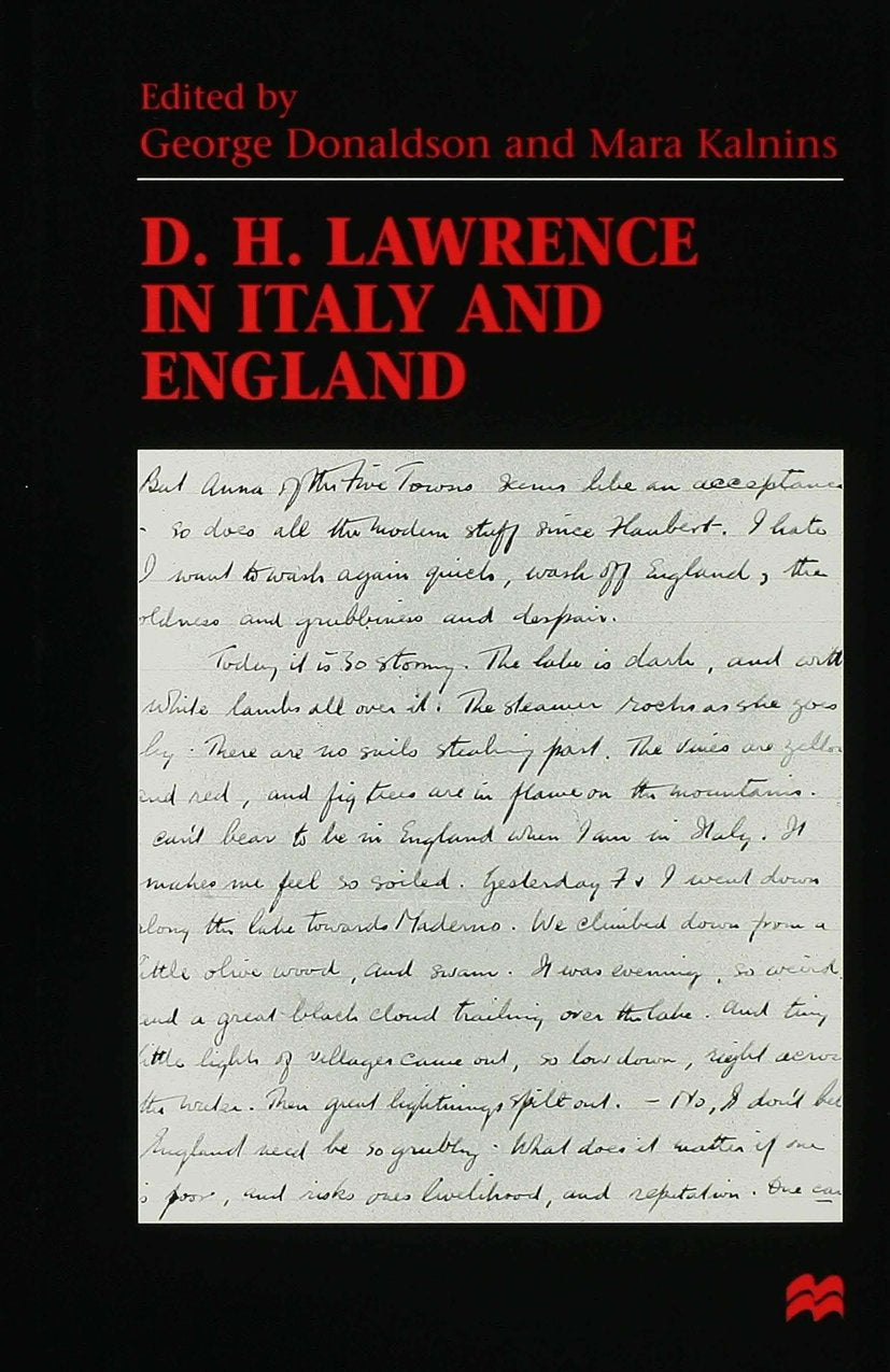 D. H. Lawrence in Italy and England