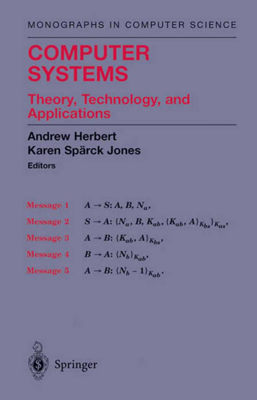 Monographs in Computer Science
