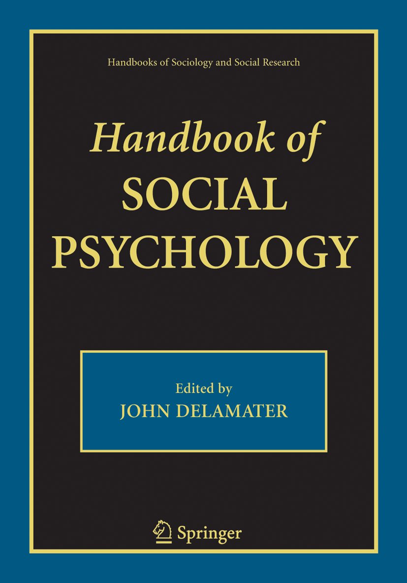 Handbook of Social Psychology