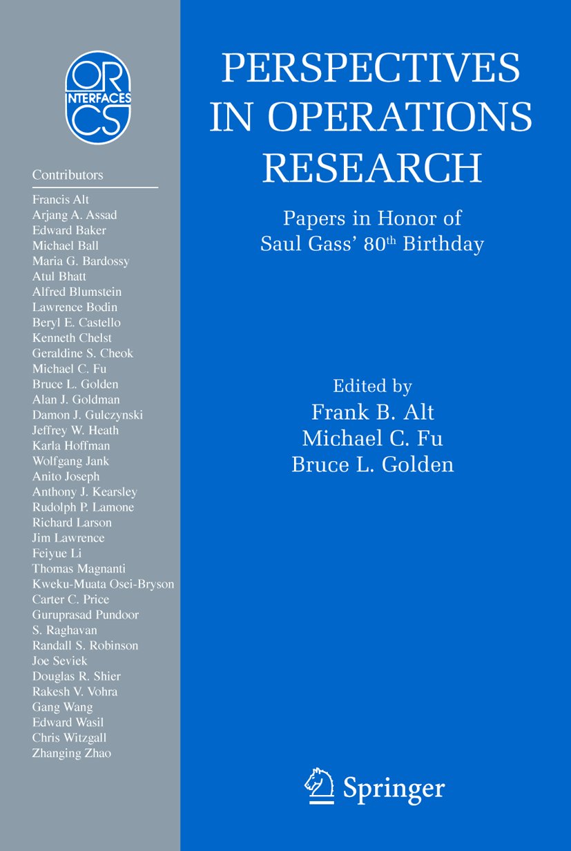 Operations Research/Computer Science Interfaces Series