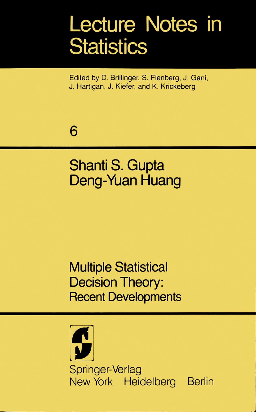 Lecture Notes in Statistics