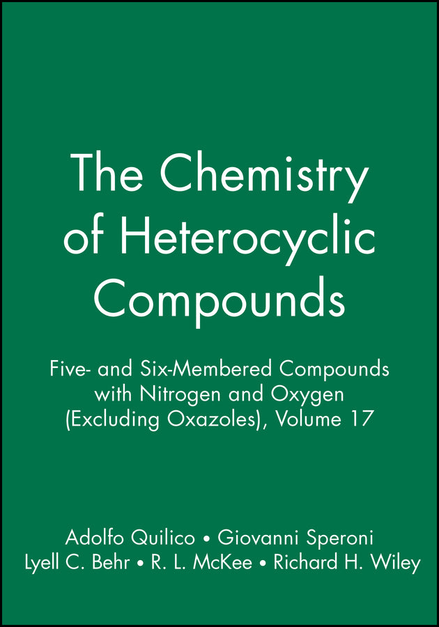 Five- and Six-Membered Compounds with Nitrogen and Oxygen (Excluding Oxazoles), Volume 17