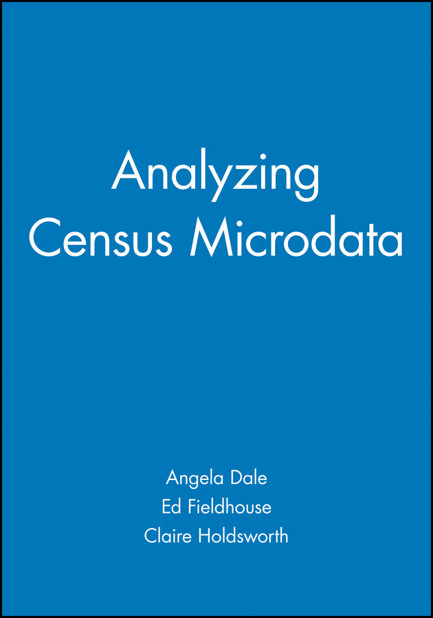 Analyzing Census Microdata