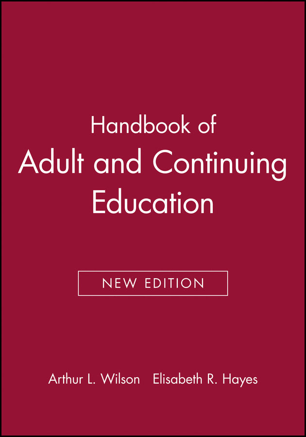 Handbook of Adult and Continuing Education