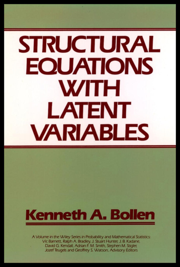 Structural Equations with Latent Variables