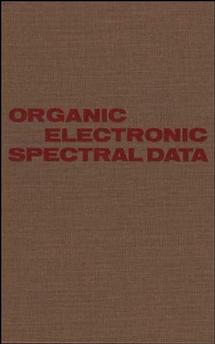 Organic Electronic Spectral Data