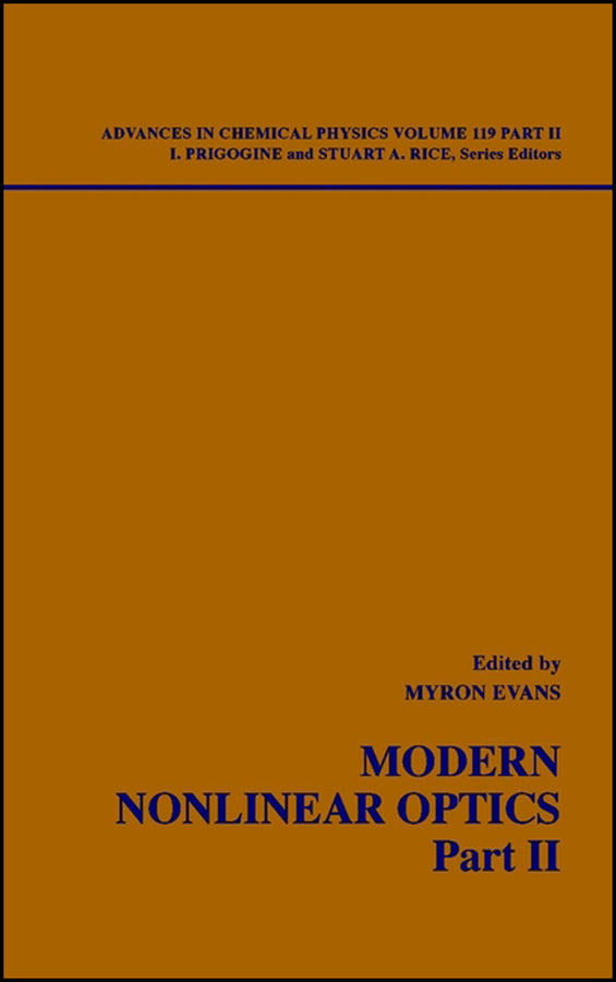 Modern Nonlinear Optics, Volume 119, Part 2
