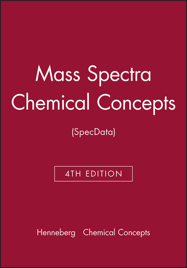 Mass Spectra Chemical Concepts (SpecData)