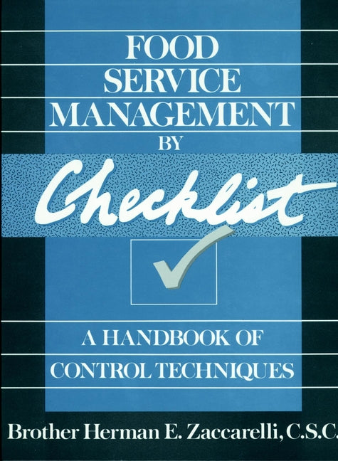 Food Service Management by Checklist