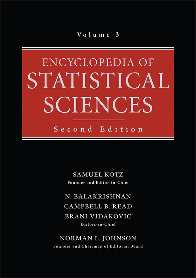 Encyclopedia of Statistical Sciences, Volume 3