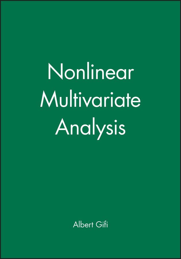 Nonlinear Multivariate Analysis