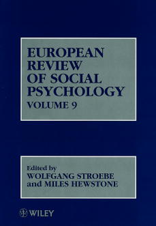 European Review of Social Psychology, Volume 9