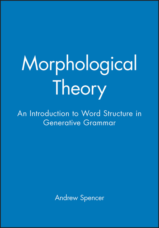 Morphological Theory