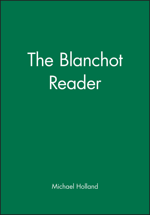 The Blanchot Reader