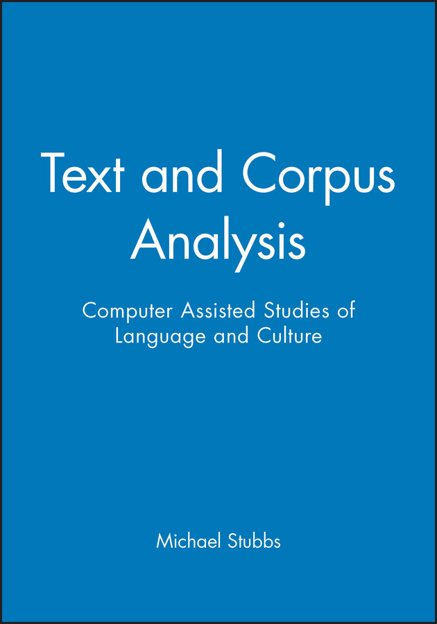 Text and Corpus Analysis