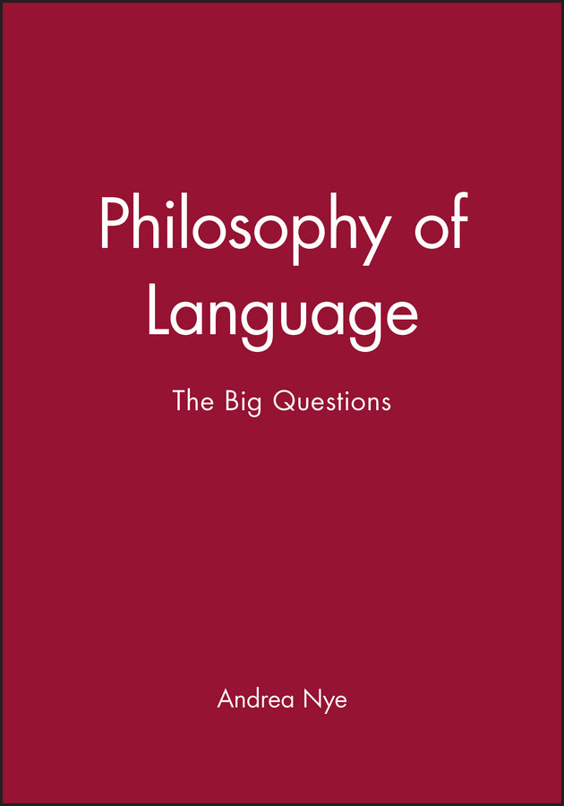 Philosophy of Language