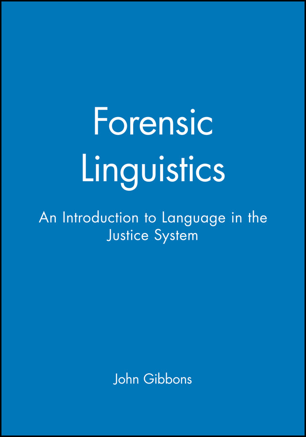 Forensic Linguistics