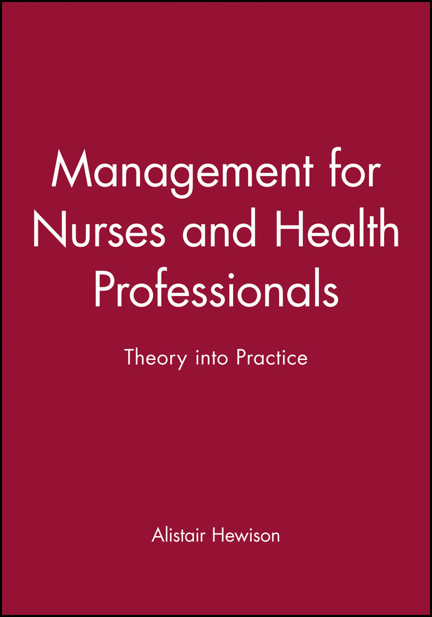 Management for Nurses and Health Professionals