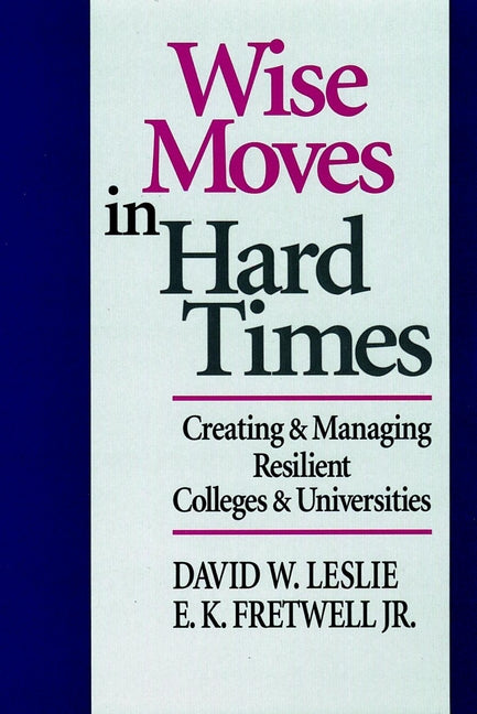 Wise Moves in Hard Times