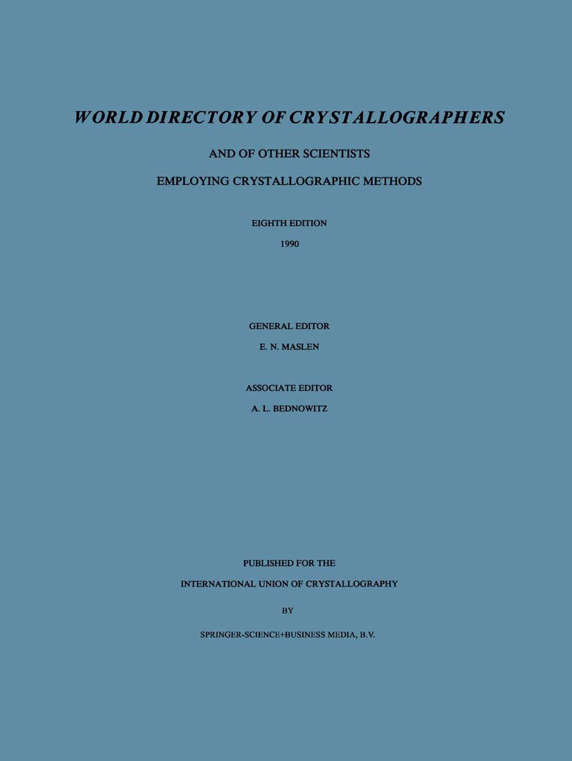 World Directory of Crystallographers