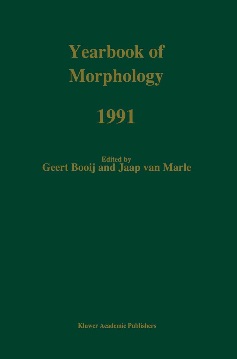 Yearbook of Morphology