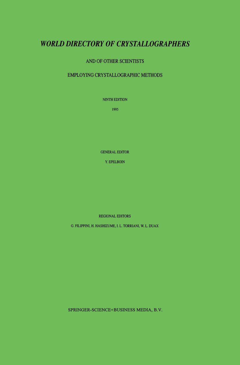 World Directory of Crystallographers