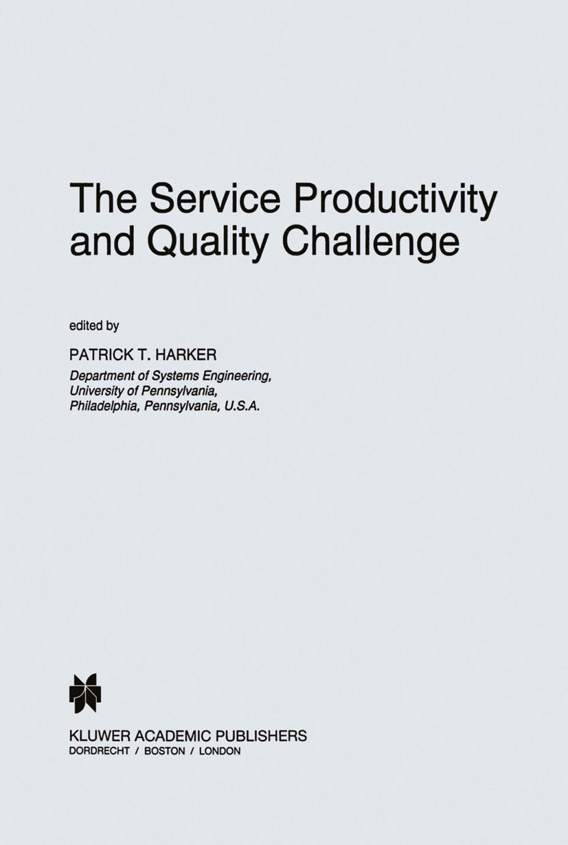 International Studies in the Service Economy