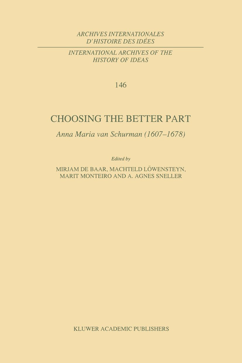 Choosing the Better Part