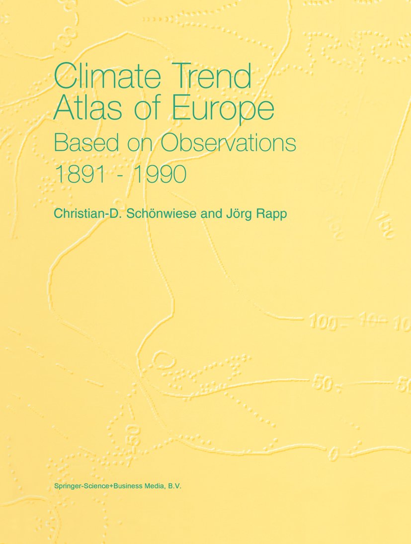 Climate Trend Atlas of Europe Based on Observations 1891–1990