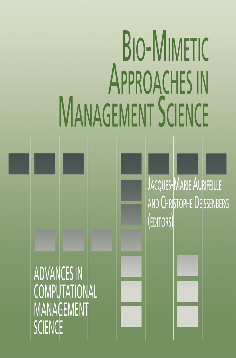 Advances in Computational Management Science