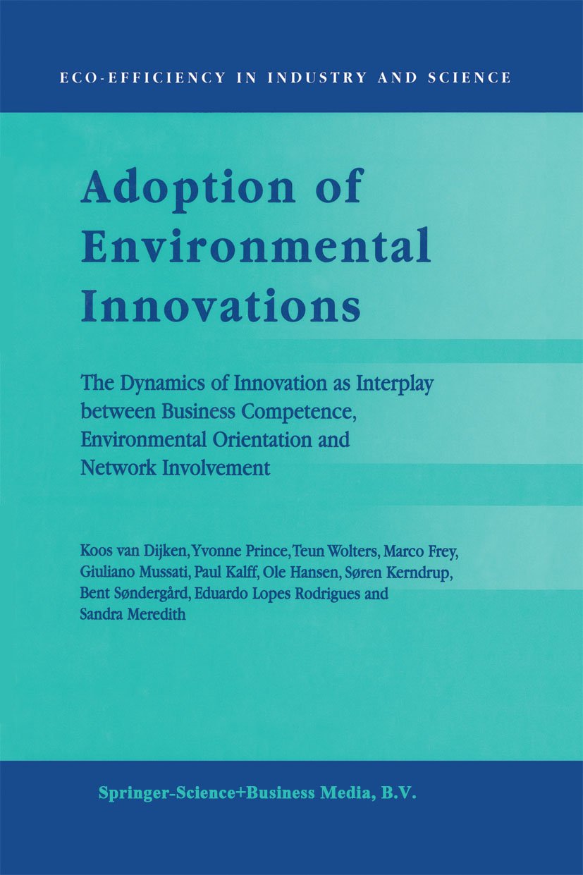 Eco-Efficiency in Industry and Science