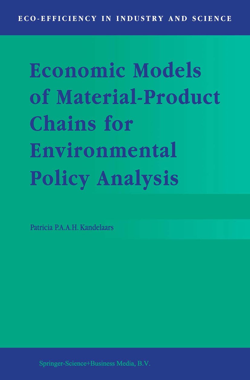 Eco-Efficiency in Industry and Science