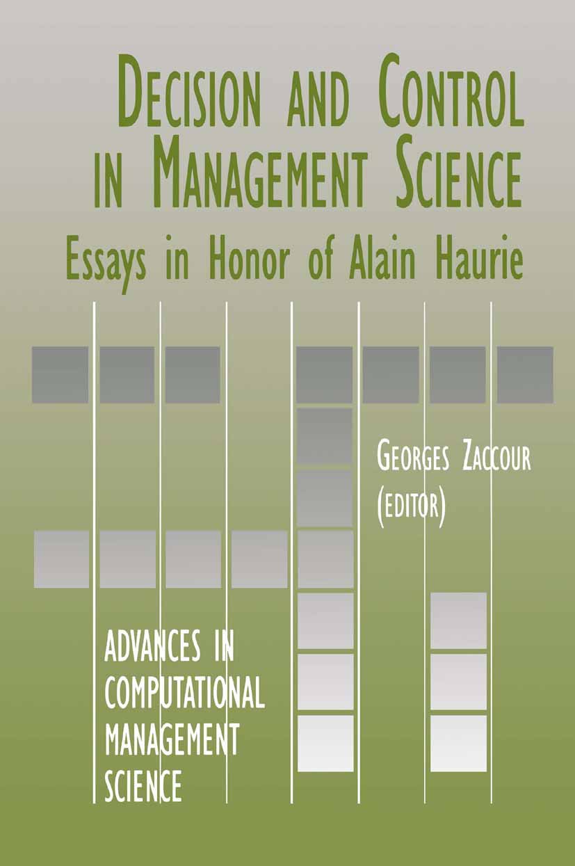 Advances in Computational Management Science