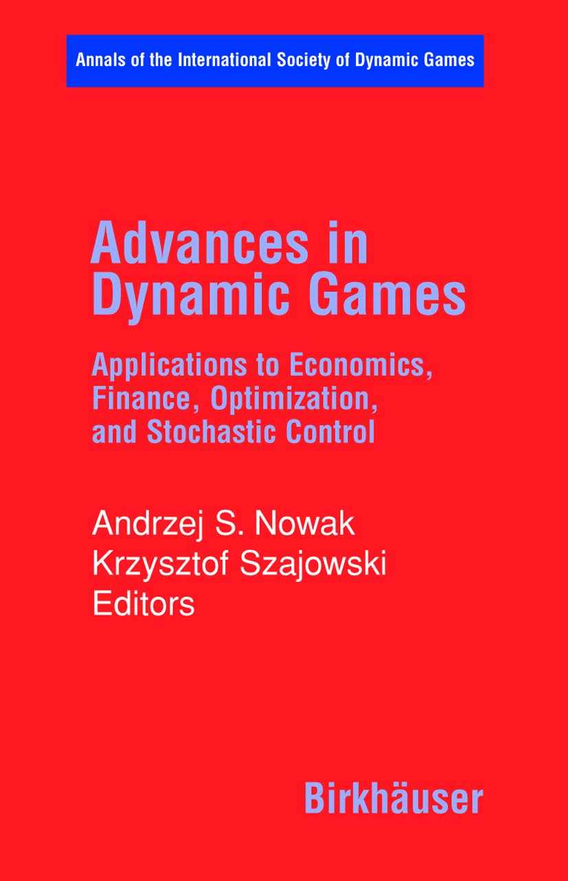 Annals of the International Society of Dynamic Games