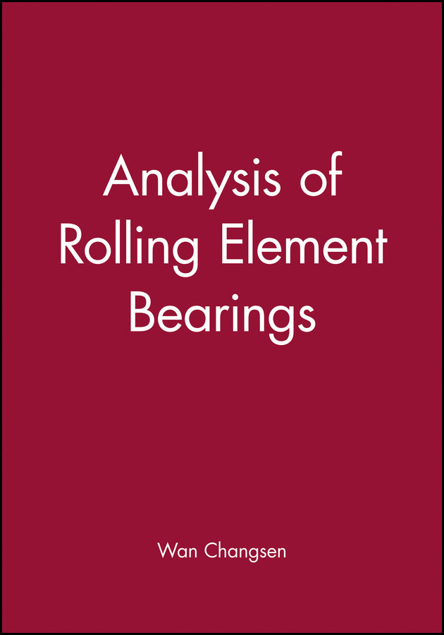 Analysis of Rolling Element Bearings
