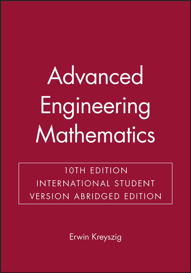 Advanced Engineering Mathematics, International Student Version