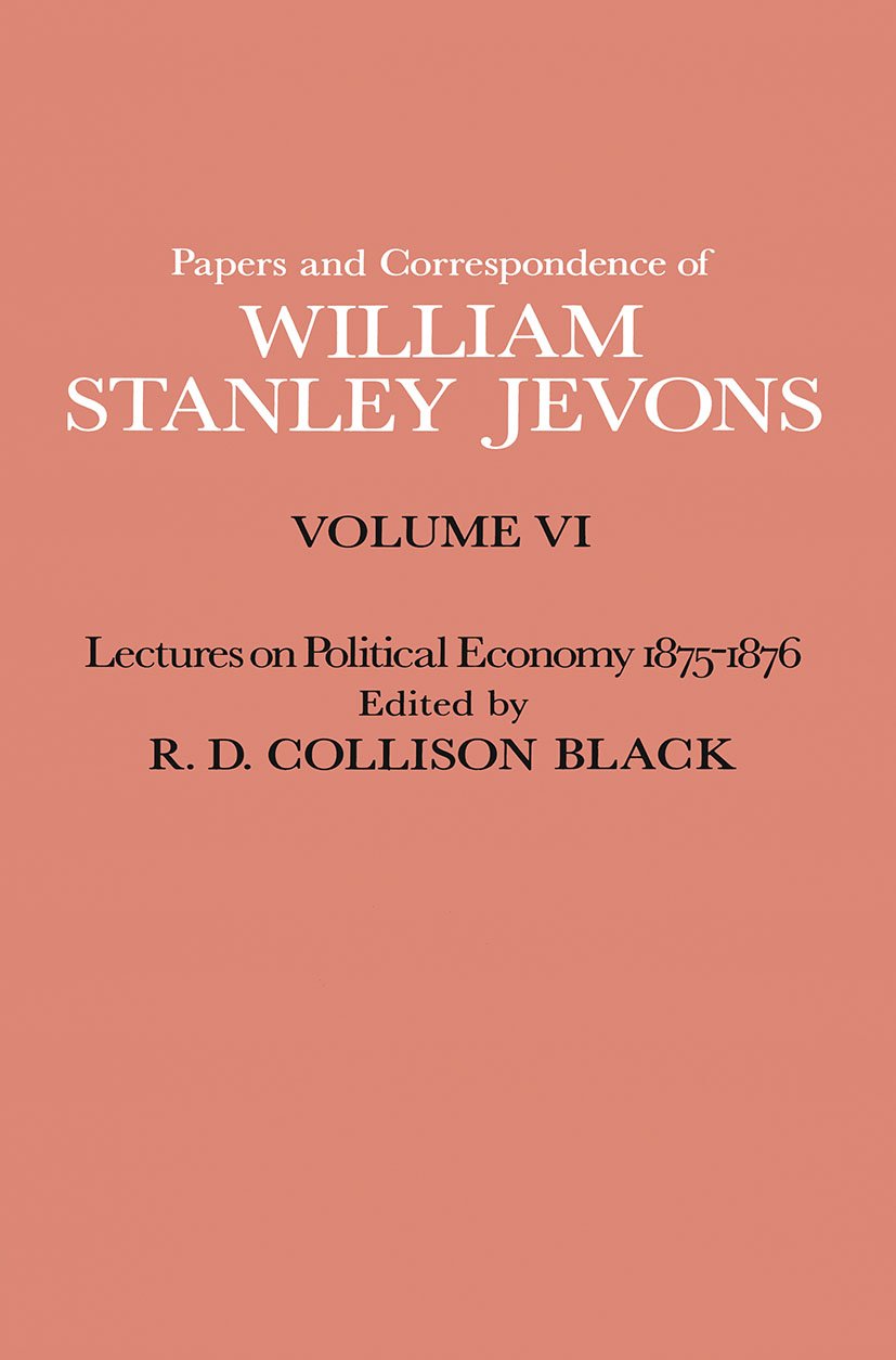 Papers and Correspondence of William Stanley Jevons