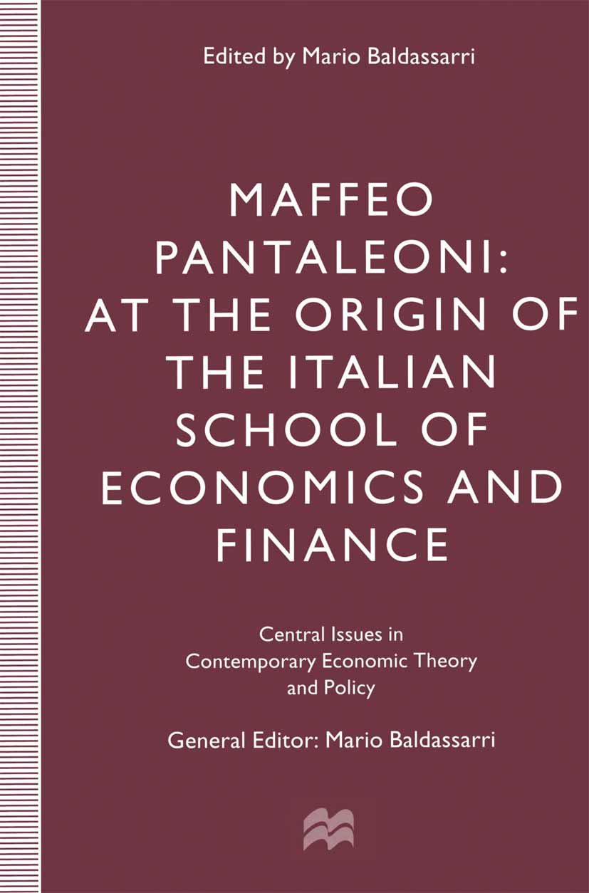 Central Issues in Contemporary Economic Theory and Policy